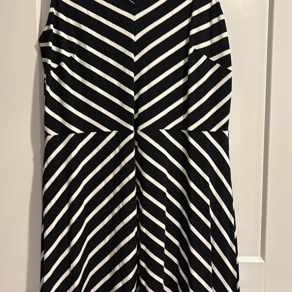 Talbots Womens Sleeveless Maxi Dress 1X - Picture 4 of 8